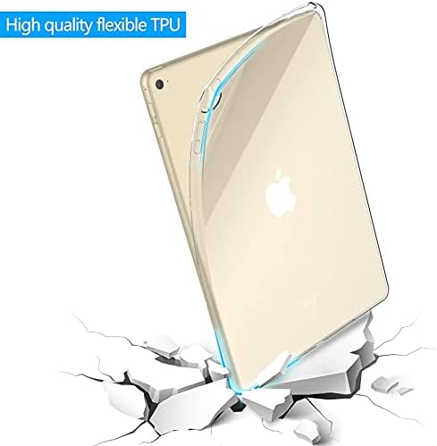 APPLE iPad 5 - 5th Gen / iPad 6 - 6th Gen / iPad AIR 1 / iPad AIR 2 / iPad PRO - 9.7" INCH TRANSPARENT BACK CASE