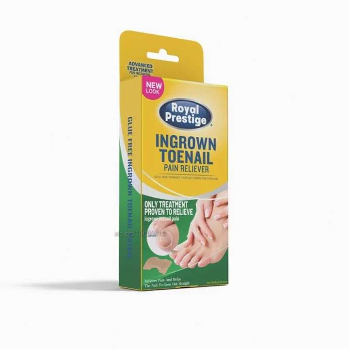 Ingrown Toenail Pain Reliever | Toenail Correction Strips | Glue‑Free Toenail Brace | Prestige Ingrown Toenail Patch | Toenail Lifting & Pain Relief Strips