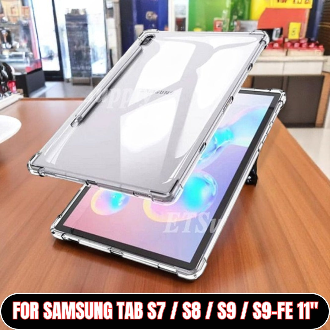Samsung Galaxy Tab S7 / S8 / S9 / S9 FE 11 Inch Anti Shock Transparent Case