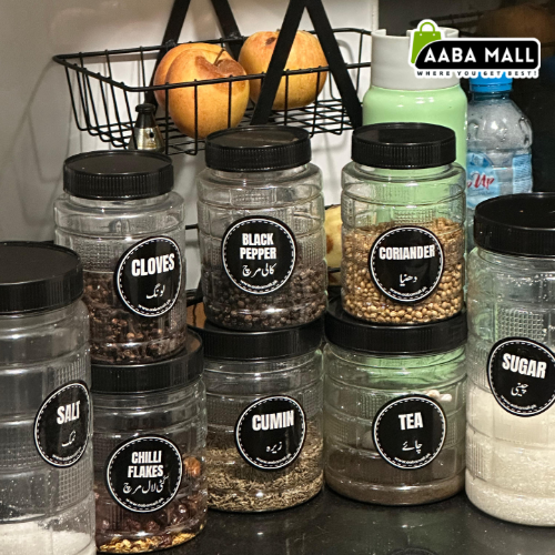 plastic jar set, airtight containers, cubic jars, kitchen storage, food storage jars, BPA free jars, snack jars, premium jar set, kitchen organizer