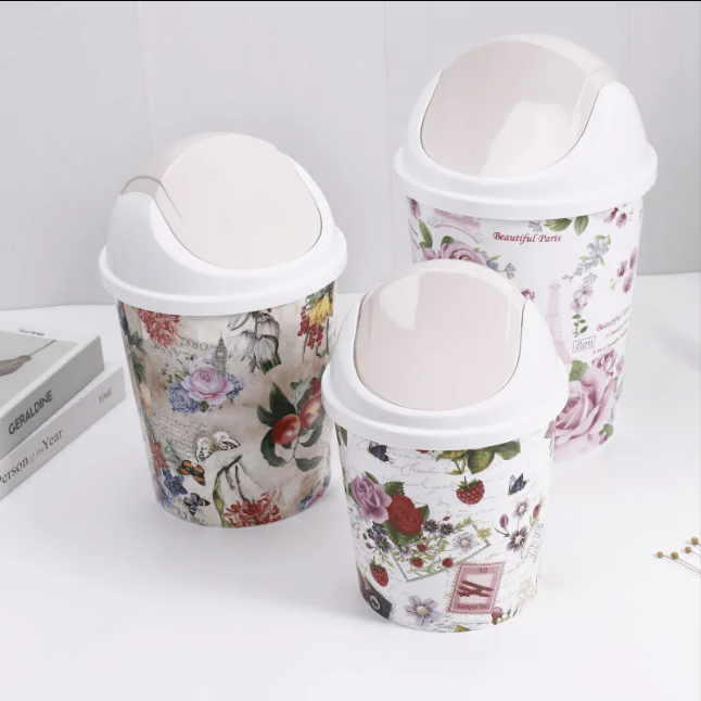 Stylish Waste Bin for Living Room, Bathroom & Kitchen