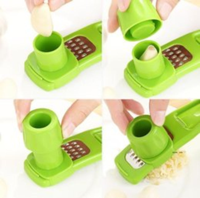 Mini multi-functional tool for grinding and grating ginger and garlic, compact kitchen cutter and mincer