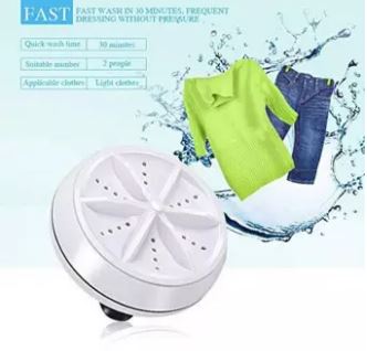 Mini Portable Ultrasonic Turbine Washing Machine Turner - USB Powered