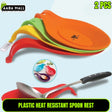 2 Pcs Heat Resistant Plastic Spoon Rest ? Plastic Kitchen Utensil Holder for Spatulas, Ladles & Cooking Spoons