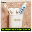Multi-Purpose Suction Cup Hanger | Wall-Mount Bathroom Hook for Washing Kits | Durable & Reusable Adhesive-Free Hanger