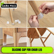 Silicone Chair Leg Cap - Furniture Table Feet Cover Bottom Pad - Rubber Floor Protector - Anti-Slip Sturdy Slider Glide Easily Move Eliminate Noise Waterproof
