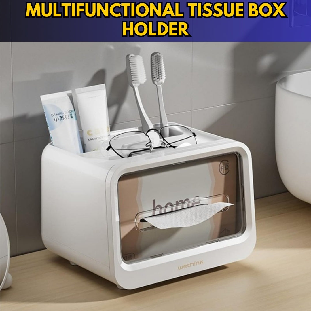 Light luxury Multifunctional Desktop Tissue box