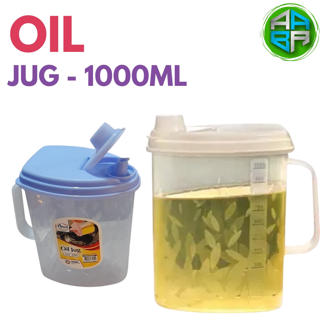 1 Liter Plastic Oil Jug For Liquid 1000ml Juice Jug Milk Jug Liquid Container
