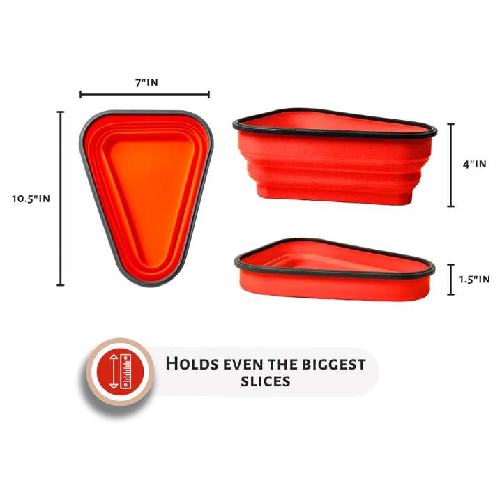 Pizza Storage Container With 5 Serving Trays | Airtight BPA‑Free Food Storage