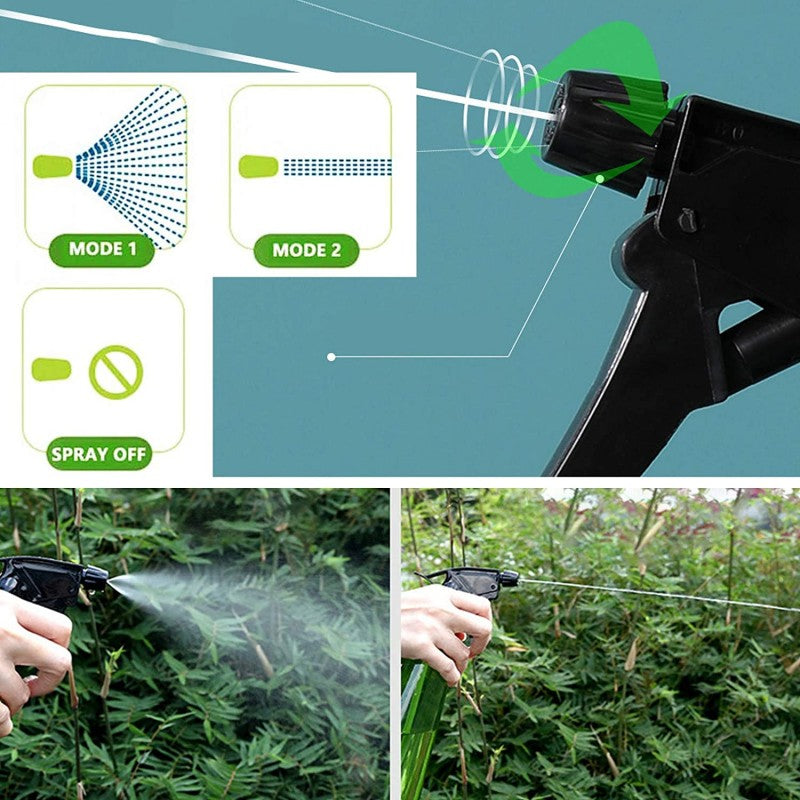 Plastic Water Spray Bottle 500ml Plastic Spray Bottles Empty Semi Transparent Spray Bottle Trigger Refillable - AABA MALL