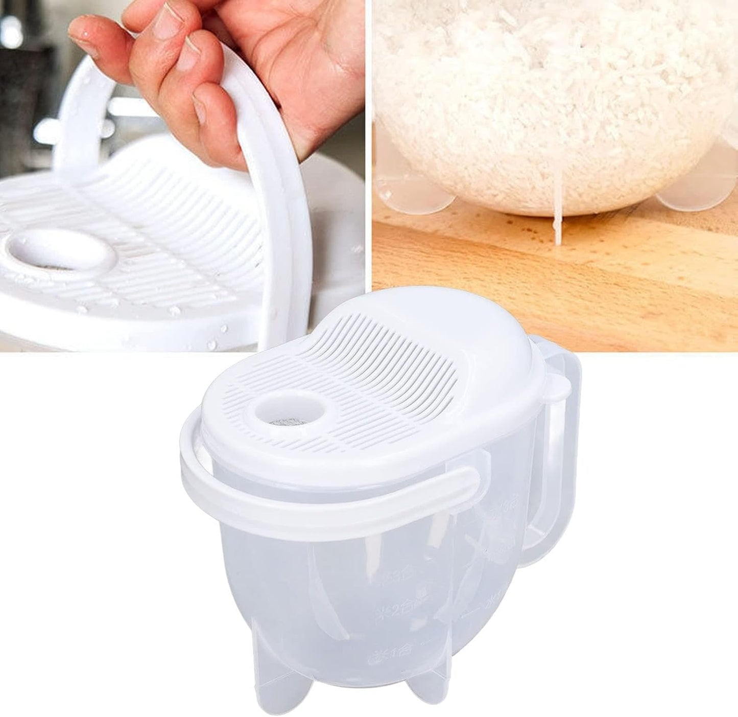 Multifunctional Plastic Rice Washing Sifter