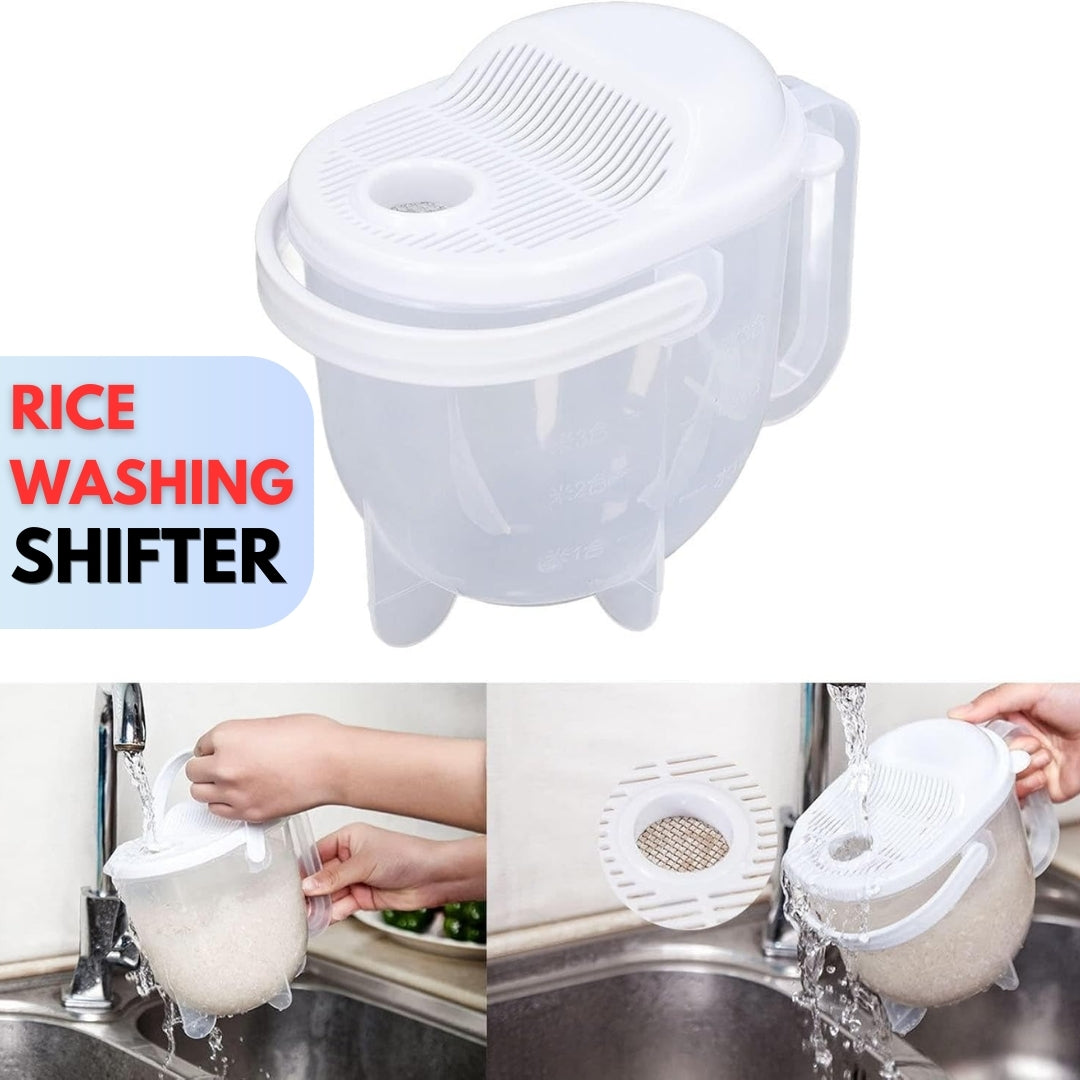 Multifunctional Plastic Rice Washing Sifter