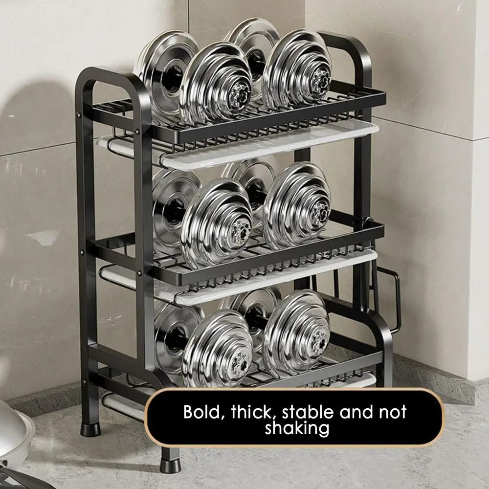 Sink Countertop Organizer β Kitchen Faucet Storage Rack & Sponge Holder | Stable Cabinet Organizer & Space-Saving Drying Rack for Kitchen