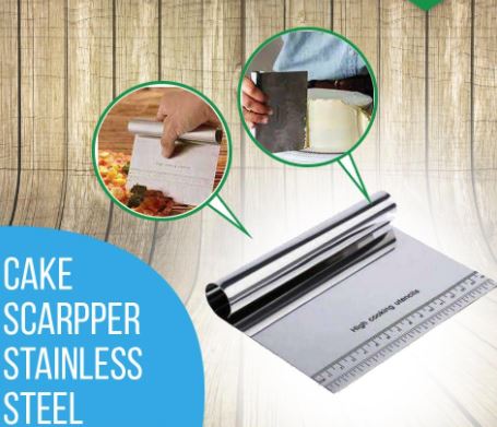 Stainless Steel Cake Scraper