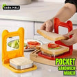 Sandwich Cutter and Sealer | DIY Square Pocket Sandwich Maker | Uncrustables Cutter Tool ? Multicolor