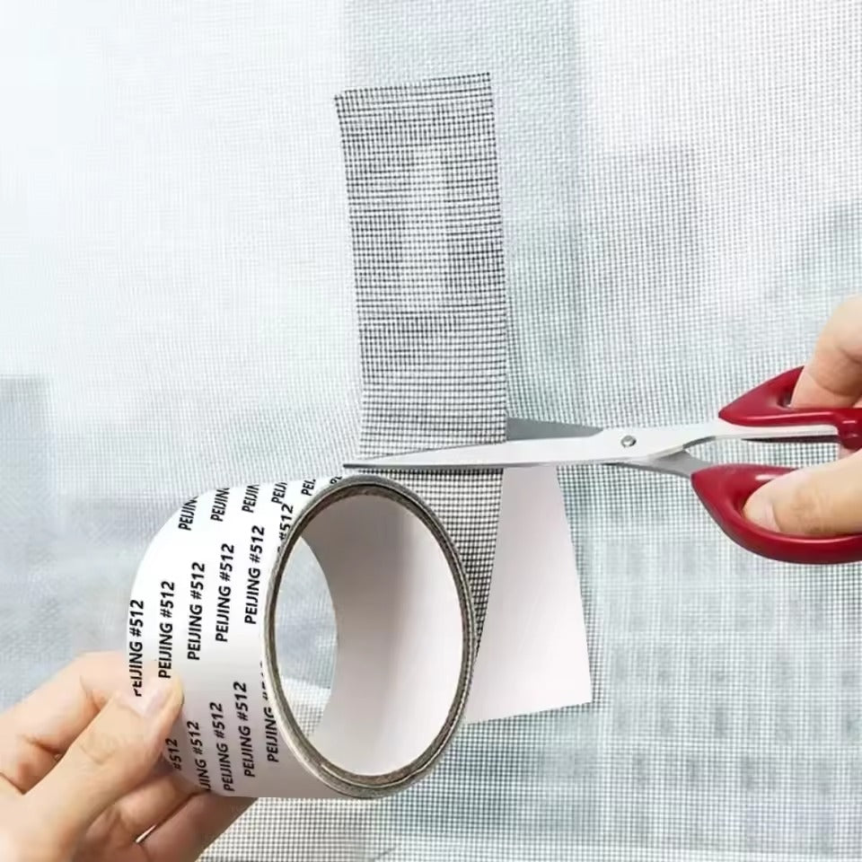 Waterproof Window Screen Repair Tape | Self-Adhesive Mesh Patch | Door & Window Net Fix Tape | Anti-Mosquito Insect Screen Repair