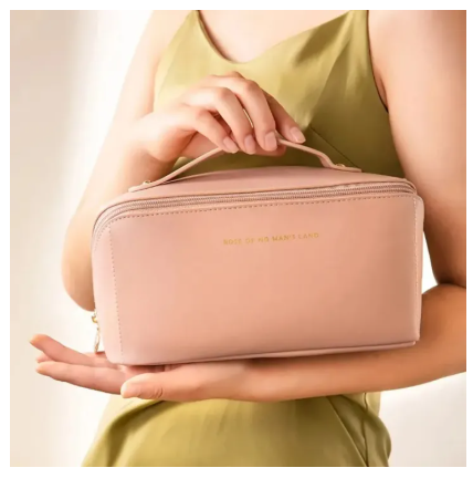 Large Capacity Travel Cosmetic Bag for Women β Waterproof Toiletry Organizer Pouch with Compartments for Makeup & Skincare Essentials