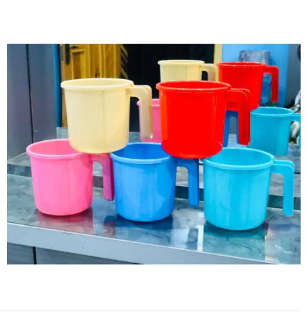 1 Pc Plastic Donga / Bath Mug / Mugga – 1200ML | Pure Plastic Bath Bucket Mug for Bathroom, Household & Daily Use - AABA MALL