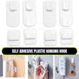 Self Adhesive Remote Control Hook | Wall Mount Key Hanger with Buckle | No Drilling