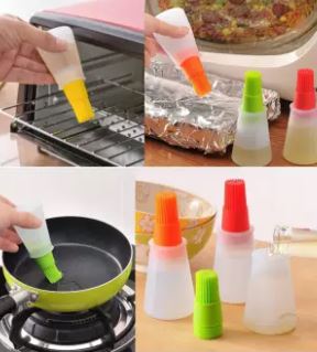 Silicone Oil Brush Bottle Greasing Basting Brush