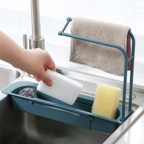 Expandable Sink Drain Basket Kitchen Sink Rack