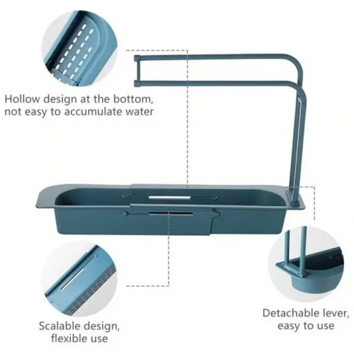 Expandable Sink Drain Basket Kitchen Sink Rack
