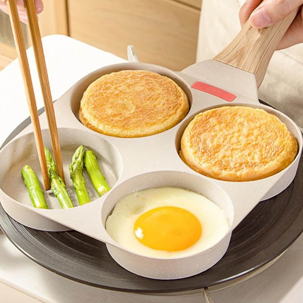 Skillet Breakfast Omelette Pan ? Nonstick Cookware for Induction & Gas