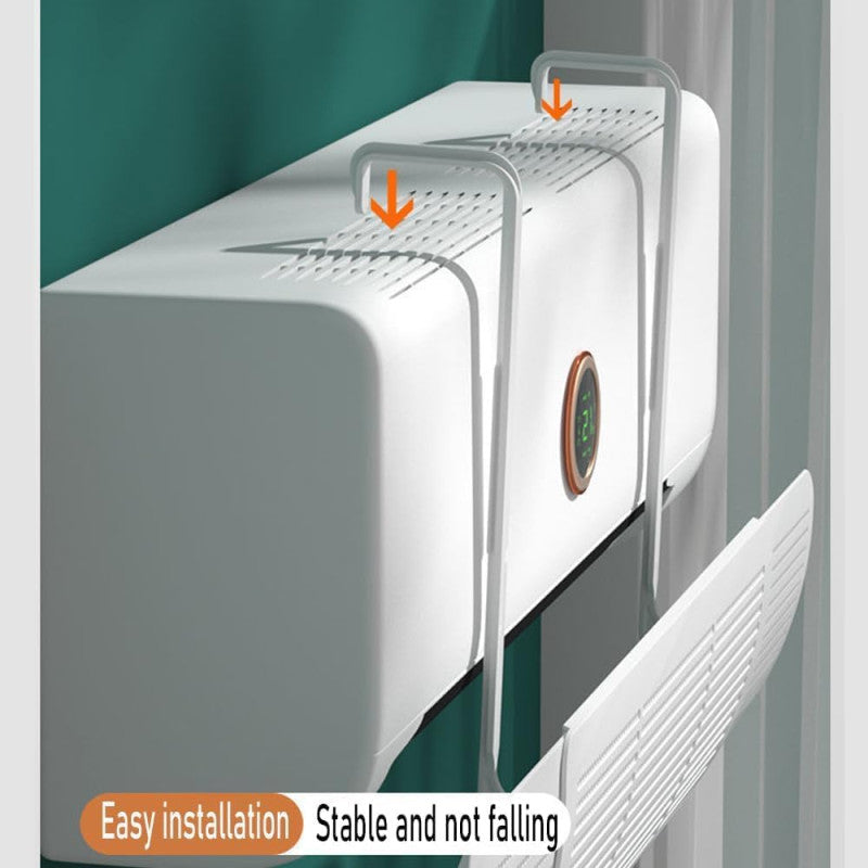 Hook Style Air Conditioner Wind Deflector | Anti-Direct Blow AC Wind Shield Wall-Mounted Airflow Guide