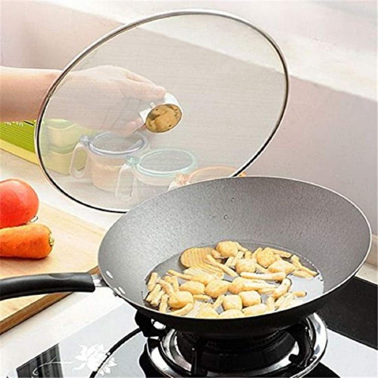 Stainless Steel Net Cover Vessel Cover Multipurpose Mesh Lid
