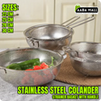 Stainless Steel Mesh Strainer Basket with Handle ? Multi-Use Colander for Frying, Washing & Draining