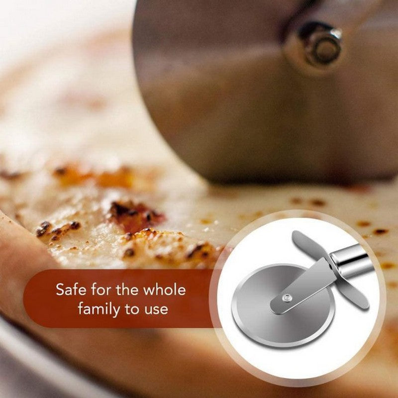 Stainless Steel Pizza Cutter - AABA MALL