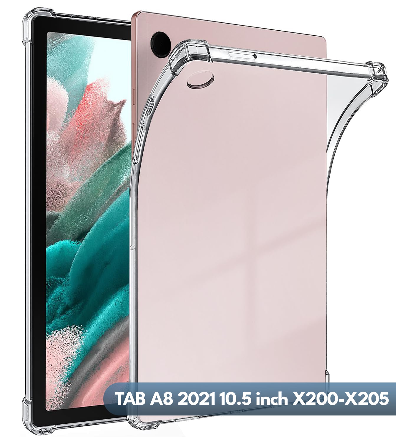Samsung Galaxy Tab A8 (2021) X200 / X205 10.5 Inch - Anti Shock Transparent Case
