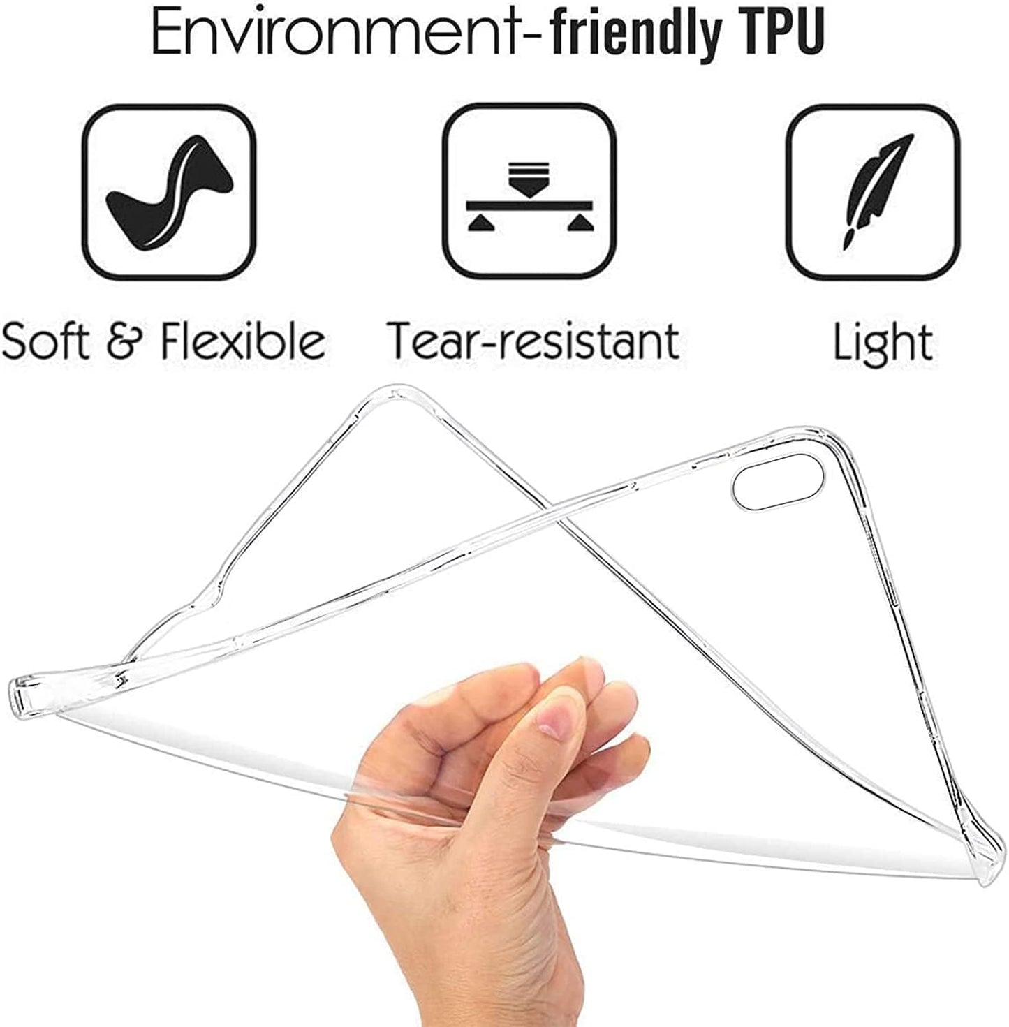 Samsung Galaxy Tab A9 Plus (2023) Sm-X210 / Sm-X215 Sm-X216 - 11" Anti Shock Transparent Case
