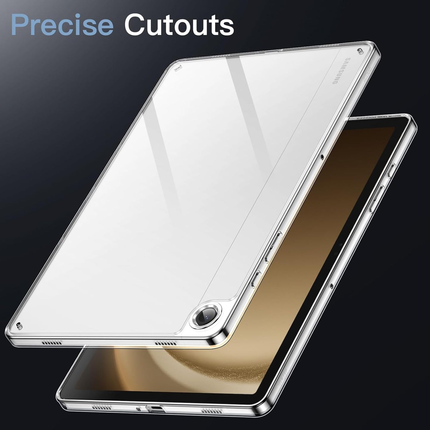 Samsung Galaxy Tab A9 Plus (2023) Sm-X210 / Sm-X215 Sm-X216 - 11" Anti Shock Transparent Case