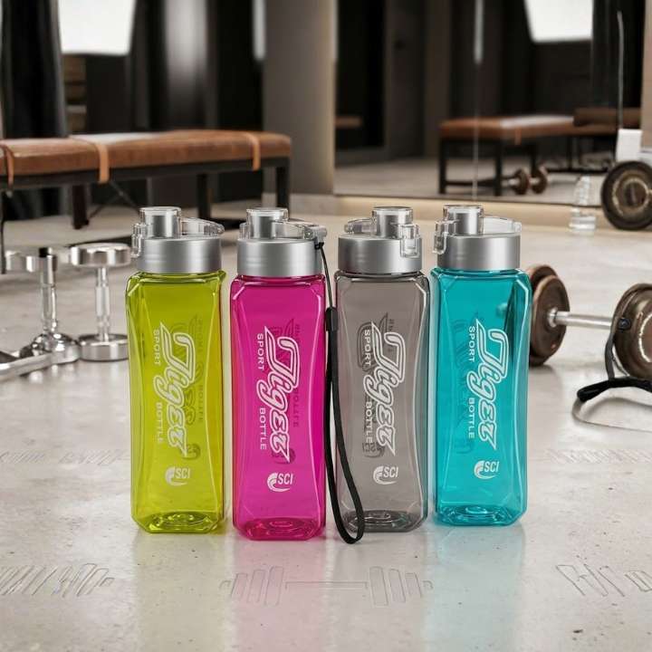 TIGER Sports Water Bottle 750ml – Gym, Travel, Outdoor, Leak-Proof Flip Cap, BPA-Free, Durable & Lightweight Hydration Companion