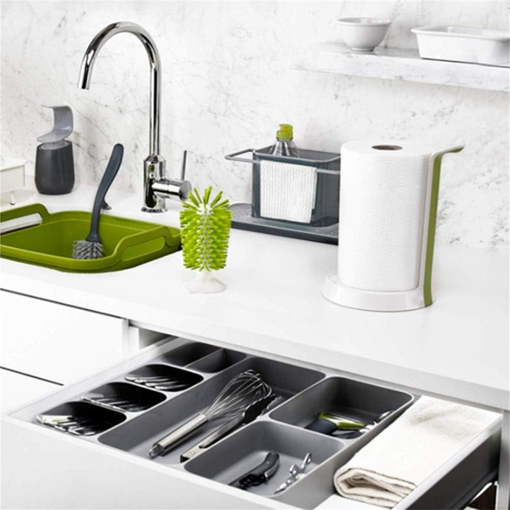 Cutlery Tray for Kitchen Drawer Organizer For Spoon Knife Fork Cutlery Separation Storage Box Kitchen Accessories Grey LARGE
