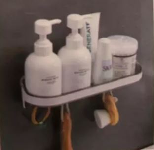 Wall Mounted Creative Decorative Storage Shelves with Hooks