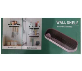 Wall Mounted Creative Decorative Storage Shelves with Hooks