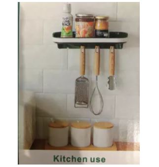 Wall Mounted Creative Decorative Storage Shelves with Hooks