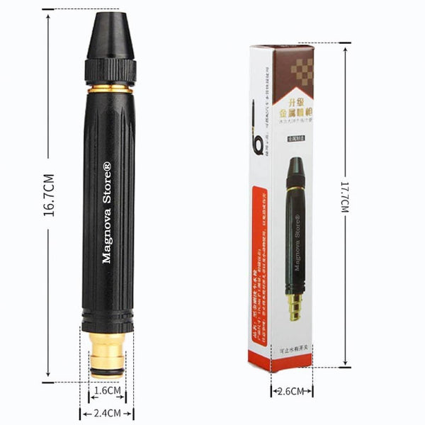 Adjustable spray nozzle for gardening and outdoor cleaning