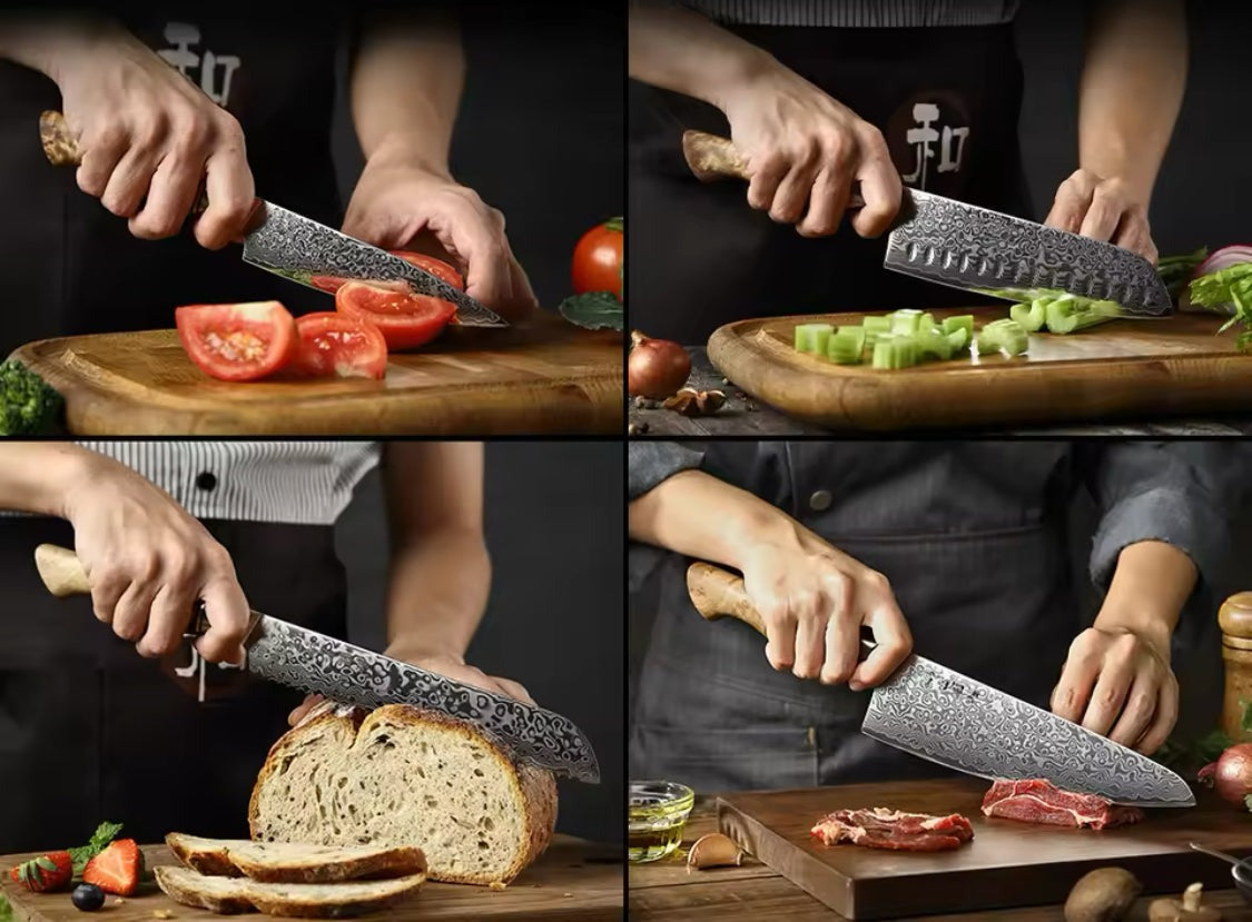 6pcs Kitchen Knives Set | Premium Quality Fruit & Vegetable Knife | Multipurpose Kitchen Cutlery Set | Steak & Meat Cutting Knives