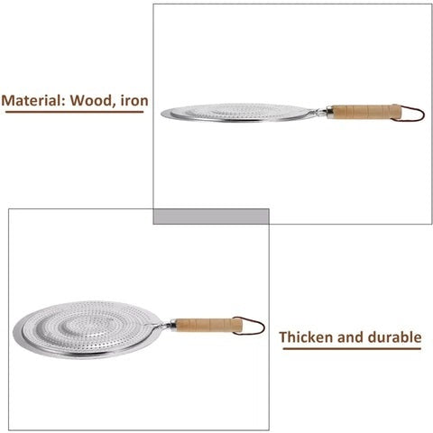 Gas stove simmer ring heat diffuser for controlled and even cooking