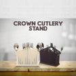 Plastic Cutlery Stand ? Kitchen Spoon, Fork & Knife Organizer | Draining Rack & Utensil Holder for Storage