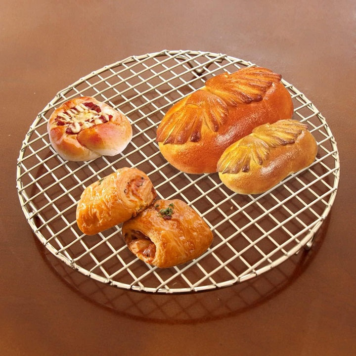 Heavy Duty Stove Top Grill & Hot pot Stand β 8 Inch Chrome Plated Pan / Plant Pot Hotpot Stand - AABA MALL