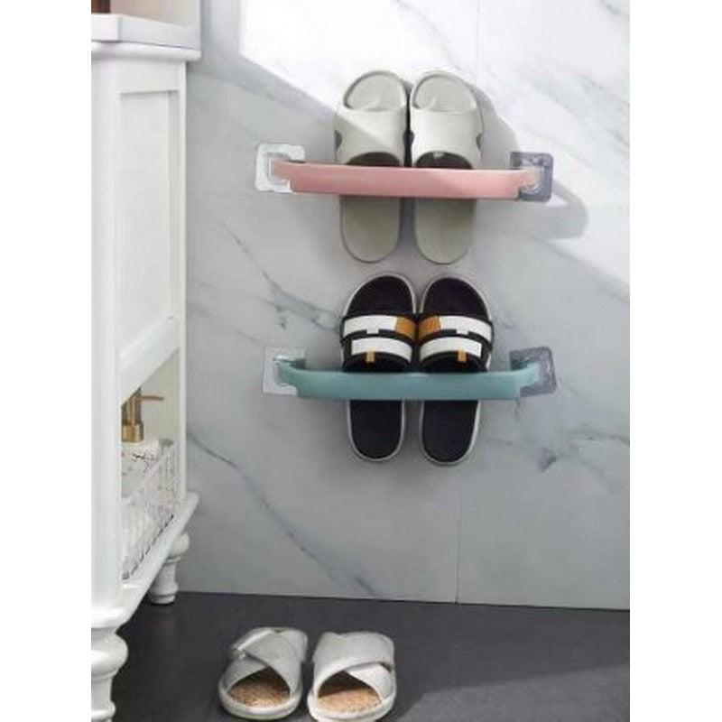 Self-Adhesive Towel Hanger Bar | Powerful Non-Trace Sticker Towel Holder | Drill-Free Plastic Towel Rail for Bathroom & Kitchen