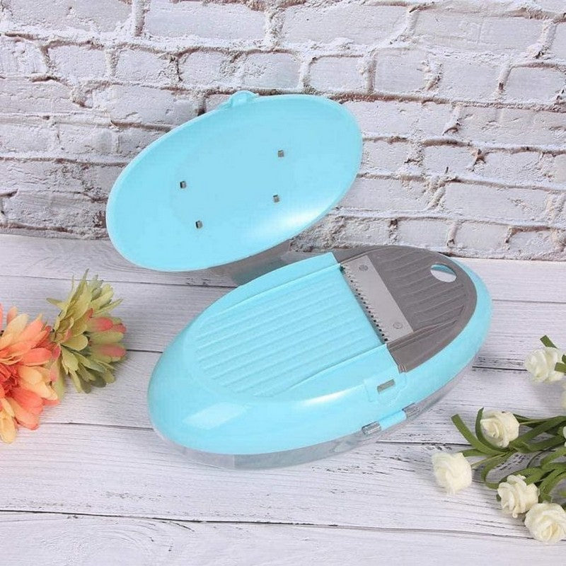 Multifunctional 6 in 1 Vegetable Chopper - Durable Vegetable Cutter with 6 Stainless Steel Blades