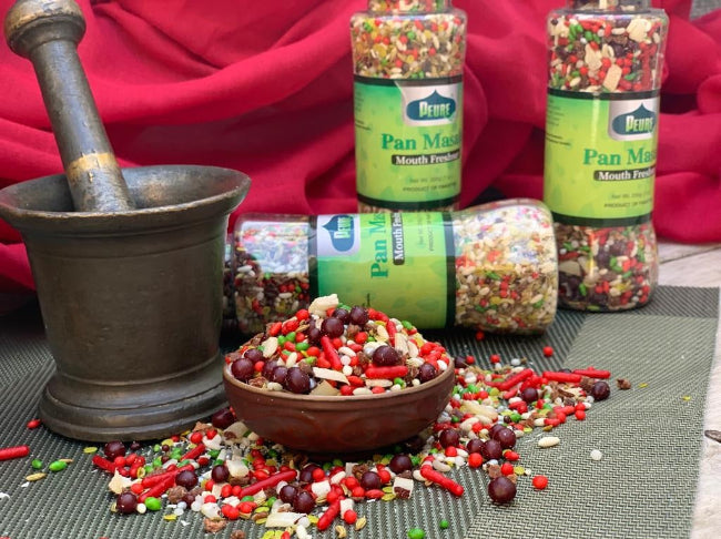 Special sweet pan masala mix, Delhi walo ka gota, traditional Pakistani mukhwas mouth freshener, 200g digestive after-meal treat