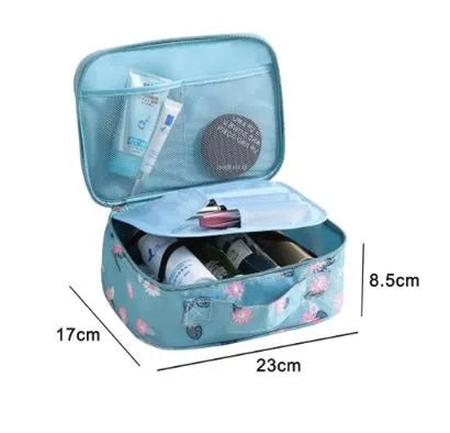 Portable Waterproof Travel Makeup Organizer Cosmetic Bag | Makeup & Cosmetic Organizer Case for Men and Women β Portable Bathroom Storage Pouch