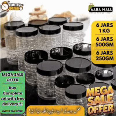 Discover top-quality BPA-free plastic jars in Pakistan, perfect for home and business use. Our premium PET&nbsp;plastic containers with lids are ideal for storing spices, snacks, chutneys, dips, and sauces