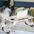Foldable Multipurpose Table Computer Desk With Cup Holder
